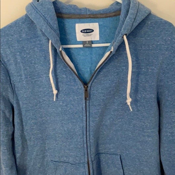 Old navy men’s size small light blue zip up - Picture 2 of 3